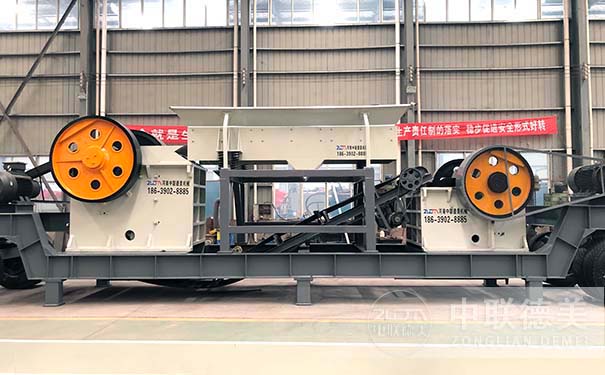 移動建筑垃圾分選破碎站